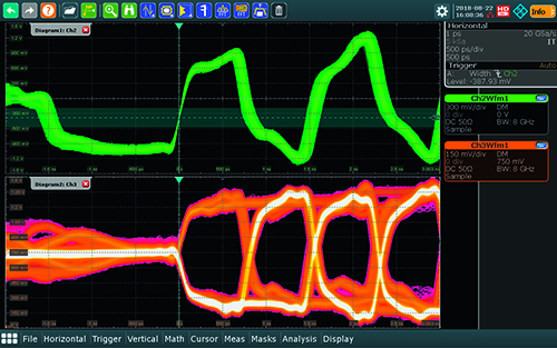 Triggering on the read preamble with a negative pulse trigger